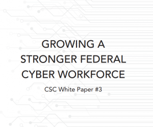 Growing A Stronger Federal Cyber Workforce