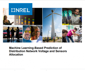 Machine Learning-Based Prediction of Distribution Network Voltage and Sensors Allocation
