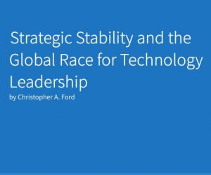 Strategic Stability and the Global Race for Technology Leadership