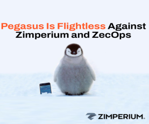 Pegasus Is Flightless Against Zimperium and ZecOps