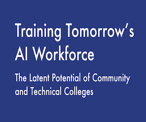 Training Tomorrow’s AI Workforce: The Latent Potential of Community and Technical Colleges